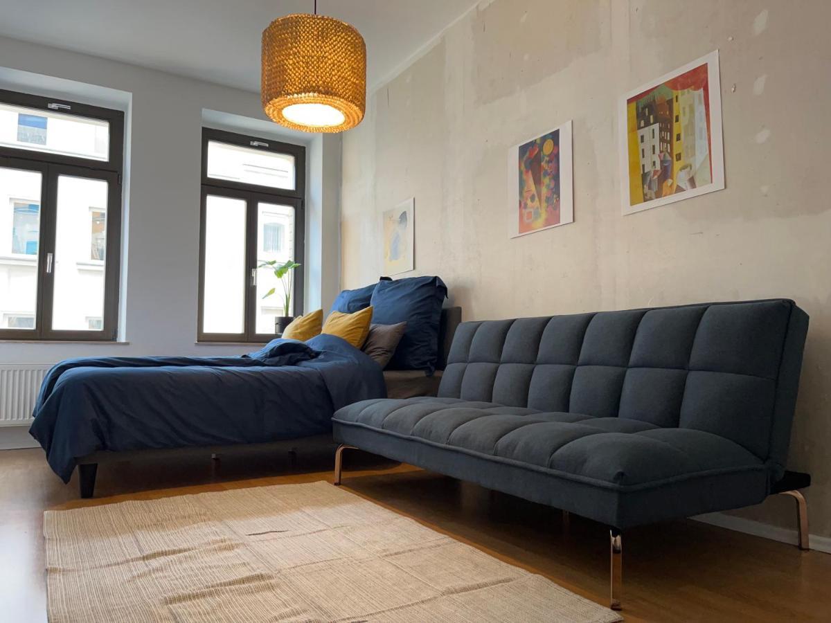 Stilvoller Altbau Mit Balkon - 10 Min To Center Apartment Leipzig Ngoại thất bức ảnh